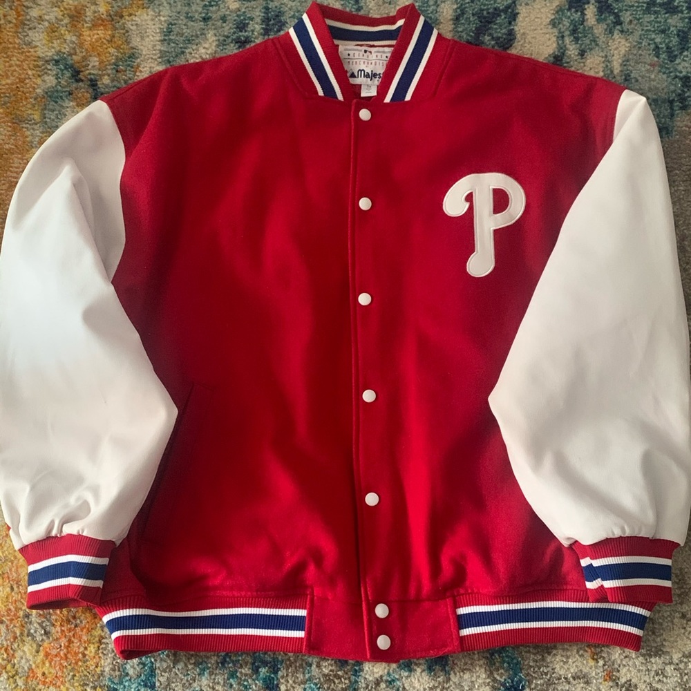 Majestic Athletic Phillies Bomber Jacket